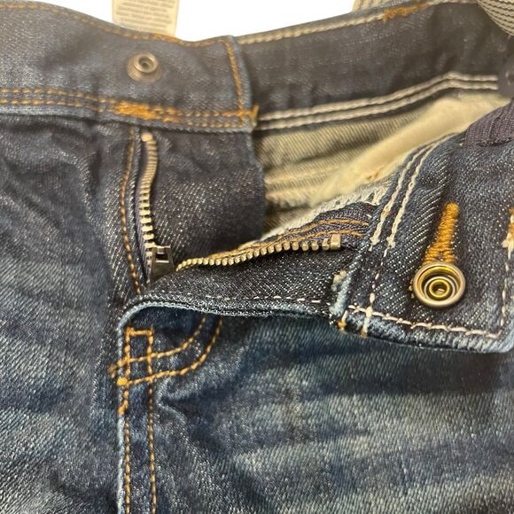 Carter’s 2T Toddler Jeans Suspenders Blue Denim Pants Unisex Kidswear Fall Fit - Picture 7 of 10